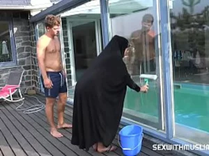 Sensual encounter with a stunning Czech Muslim escort.