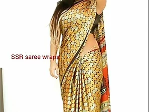 Aventura anal vestida de sari com tia indiana em um vídeo em Telugu